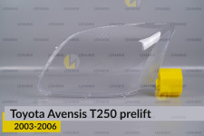 Скло фари Toyota Avensis T250 (2003-2006) дорест ліве