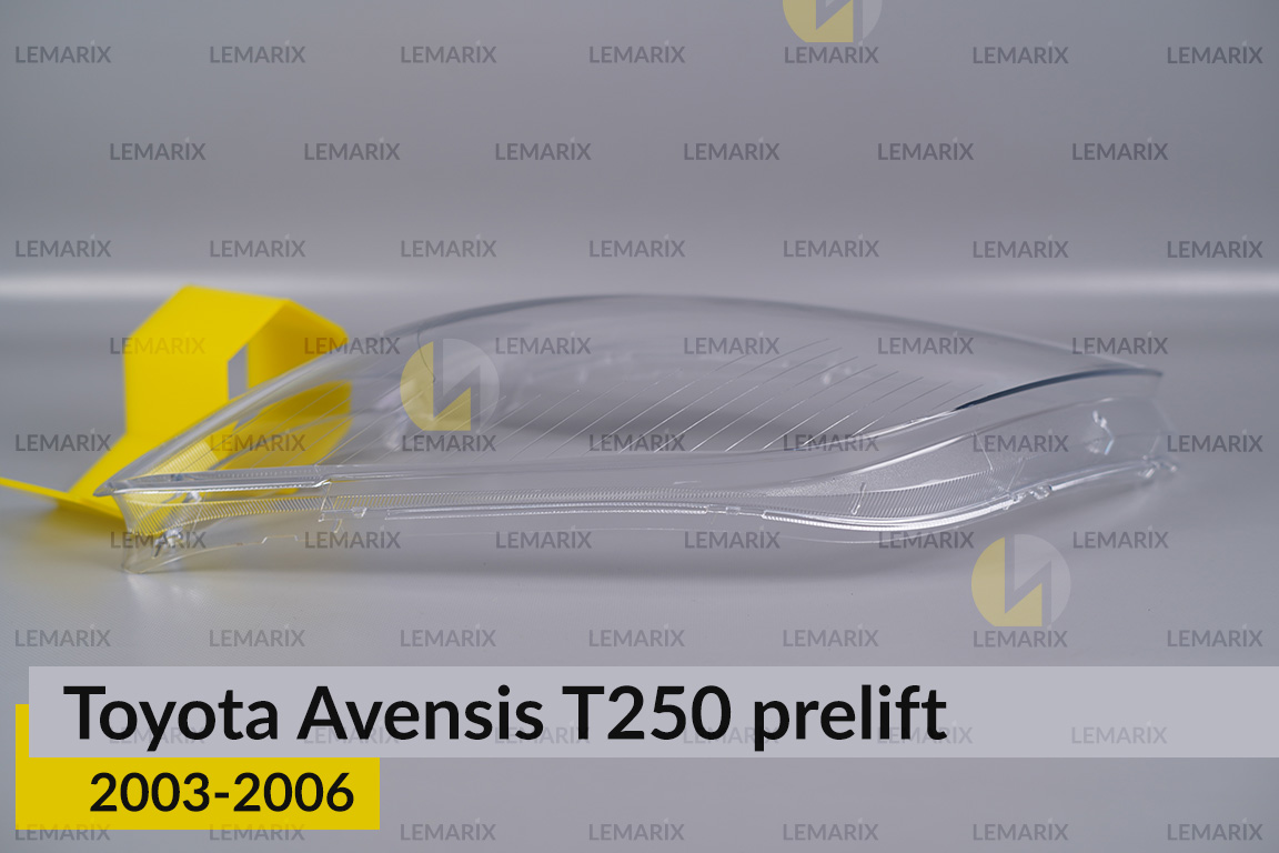 Скло фари Toyota Avensis T250 (2003-2006) дорест ліве