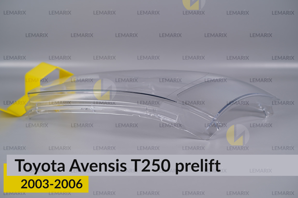 Скло фари Toyota Avensis T250 (2003-2006) дорест ліве