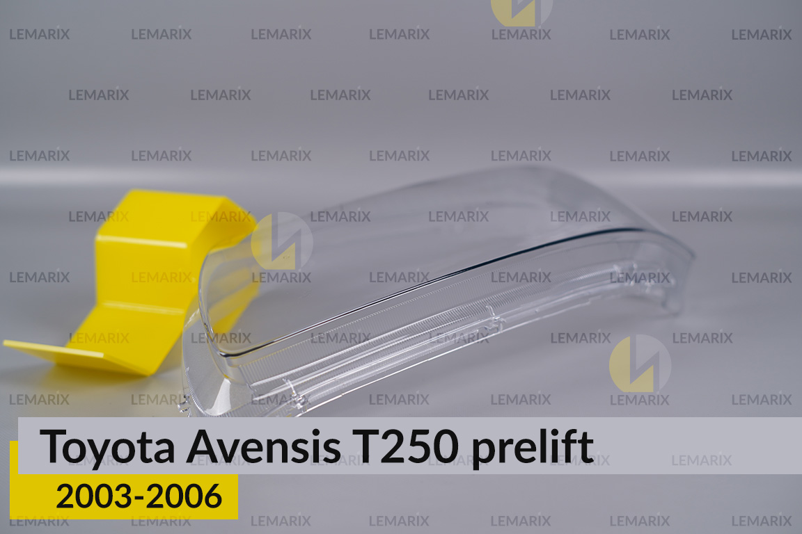 Скло фари Toyota Avensis T250 (2003-2006) дорест ліве