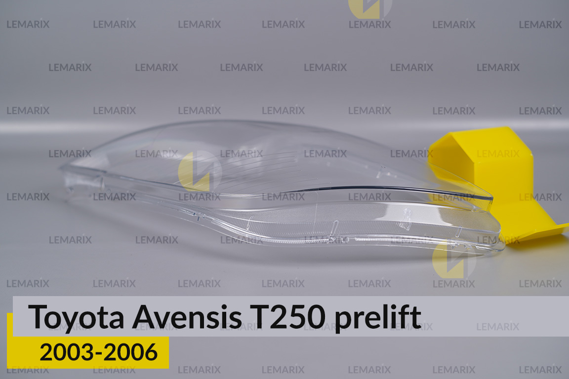 Скло фари Toyota Avensis T250 (2003-2006) дорест ліве