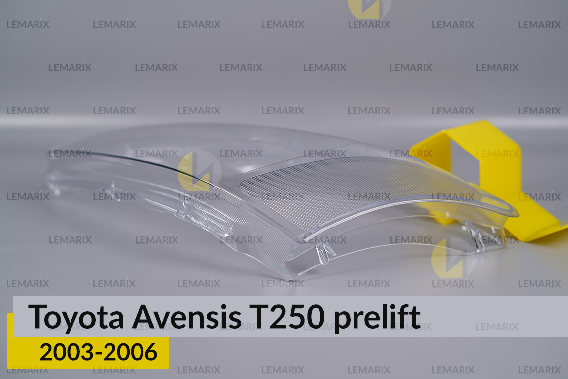 Скло фари Toyota Avensis T250 (2003-2006) дорест ліве