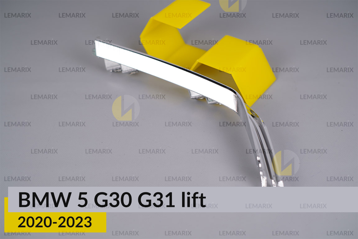 Декоративна маска світловода під внутрішній світловод BMW 5 G30 G31 (2020-2023) рест права