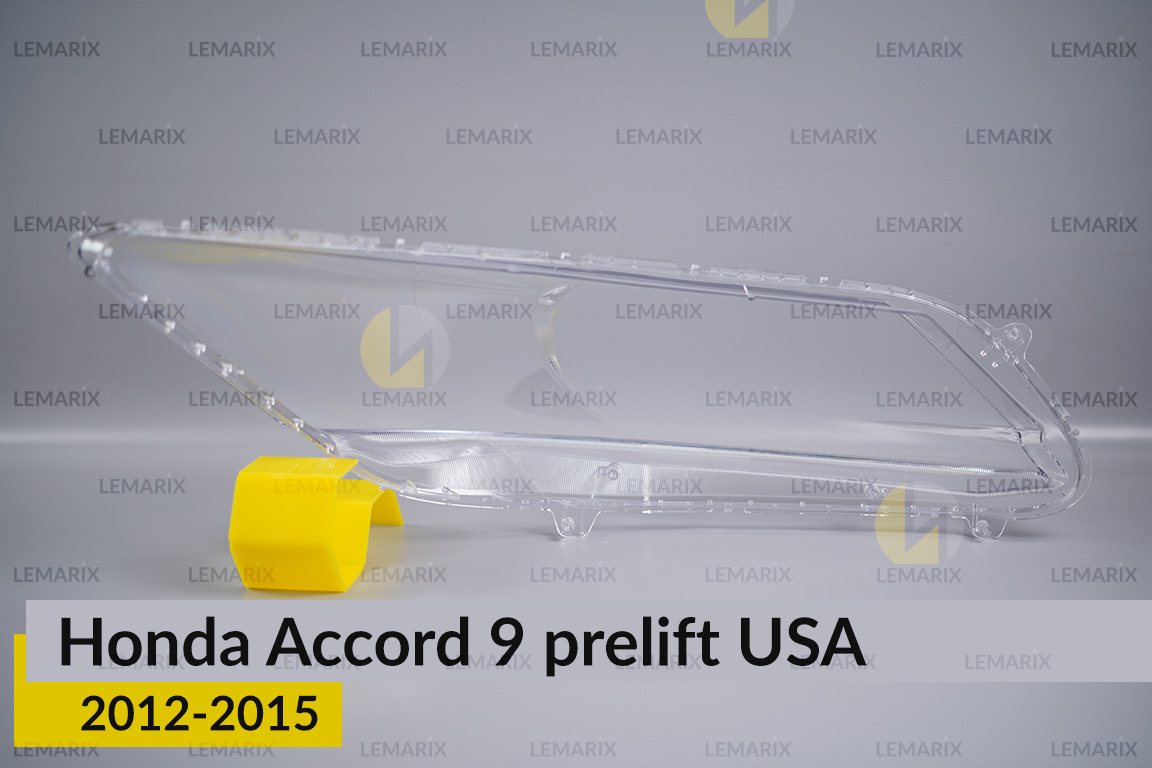 Скло фари Honda Accord 9 USA (2012-2015) дорест ліве