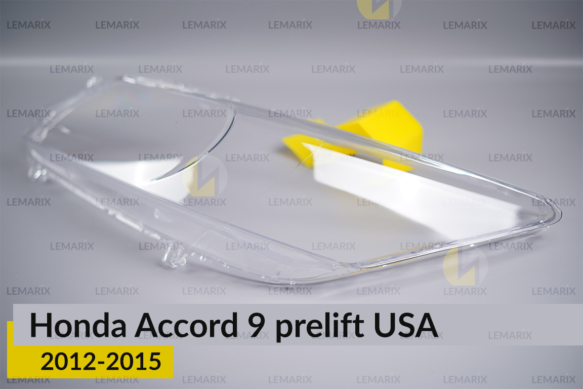 Скло фари Honda Accord 9 USA (2012-2015) дорест ліве