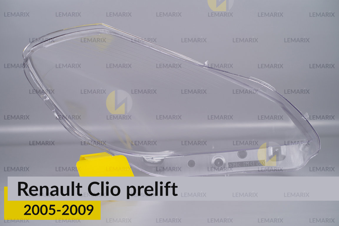 Скло фари Renault Clio (2005-2009) дорест ліве