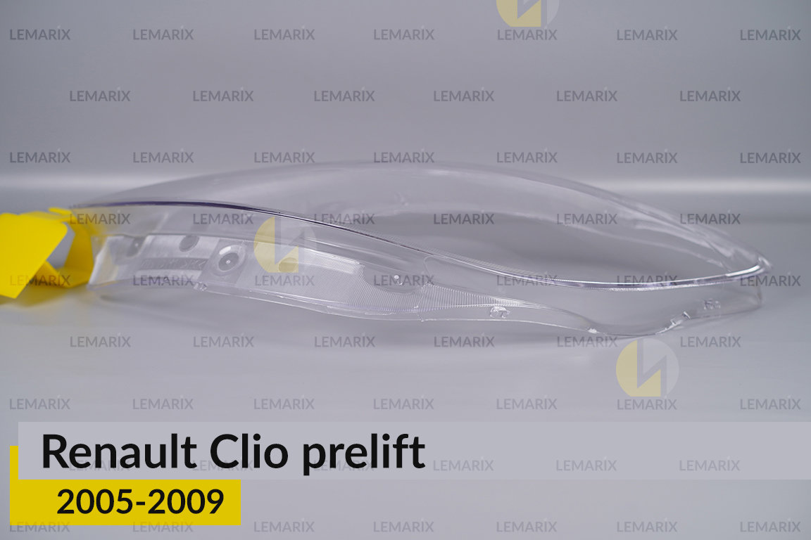 Скло фари Renault Clio (2005-2009) дорест ліве