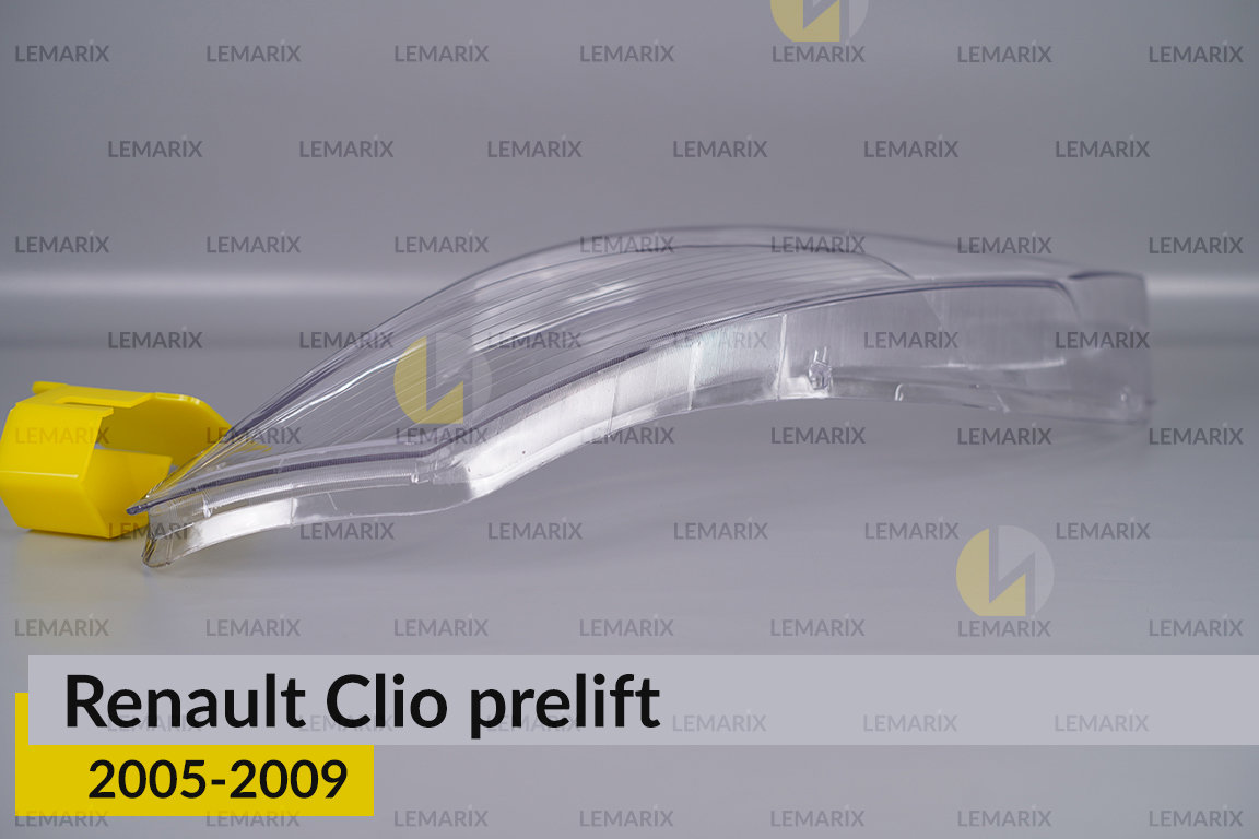 Скло фари Renault Clio (2005-2009) дорест ліве