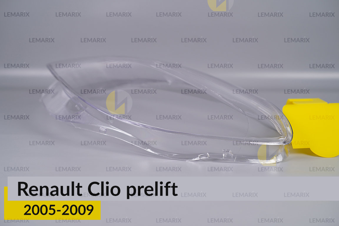 Скло фари Renault Clio (2005-2009) дорест ліве