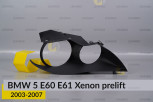 Декоративна маска BMW 5 E60 E61 Xenon (2003-2007) дорест права