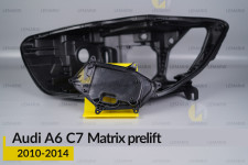 Сервісний комплект корпуса фар Audi A6 C7 Matrix (2010-2014) дорест лівий