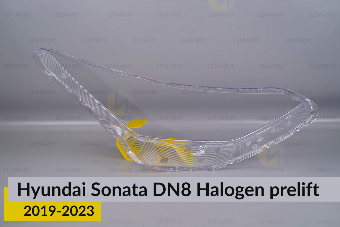 Скло фари Hyundai Sonata DN8 Halogen (2019-2023) дорест ліве