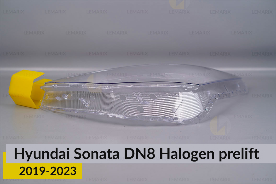 Скло фари Hyundai Sonata DN8 Halogen (2019-2023) дорест ліве