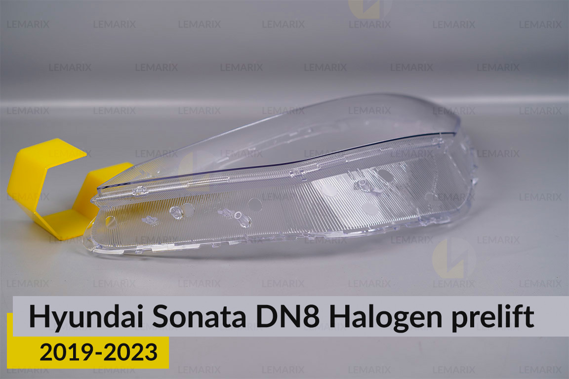 Скло фари Hyundai Sonata DN8 Halogen (2019-2023) дорест ліве