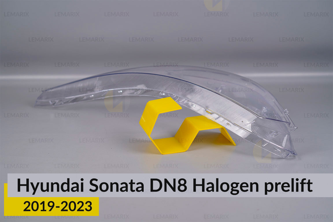 Скло фари Hyundai Sonata DN8 Halogen (2019-2023) дорест ліве
