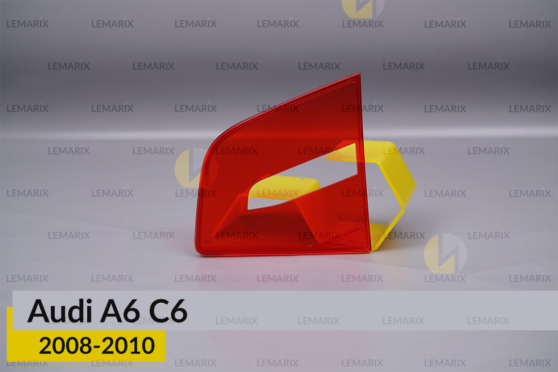 Скло заднього ліхтаря внутрішнє в кришці багажника Audi A6 C6 (2008-2010) ліве