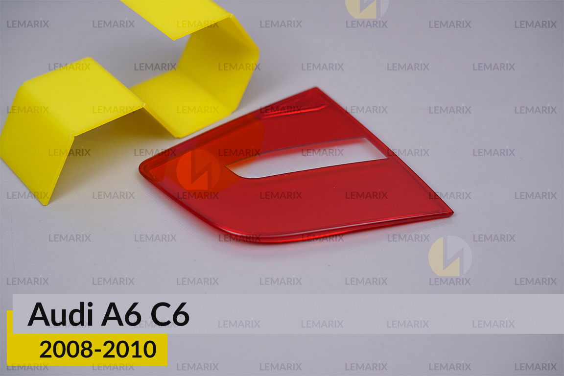 Скло заднього ліхтаря внутрішнє в кришці багажника Audi A6 C6 (2008-2010) ліве