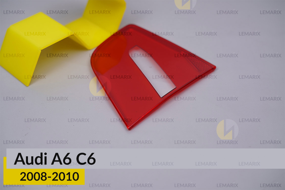 Скло заднього ліхтаря внутрішнє в кришці багажника Audi A6 C6 (2008-2010) ліве