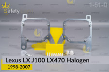 Перехідна рамка для Lexus LX J100 LX470 Halogen (1998-2007)