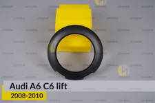 Декоративна маска лінзи Audi A6 C6 (2008-2010) рест ліва/права