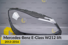 Скло фари Mercedes-Benz E-Class W212 (2013-2016) рест праве
