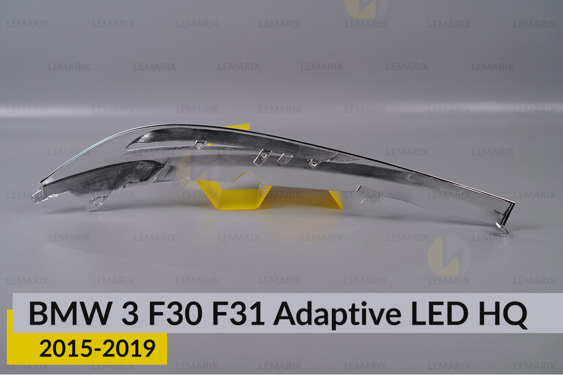 Хромована декоративна маска верхня BMW 3 F30 F31 Adaptive LED HQ (2015-2019) рест права