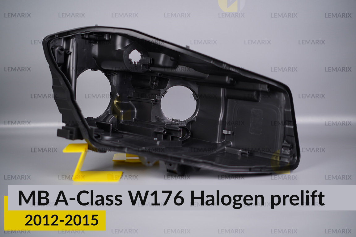 Корпус фари Mercedes-Benz A-Class W176 Halogen (2012-2015) дорест правий