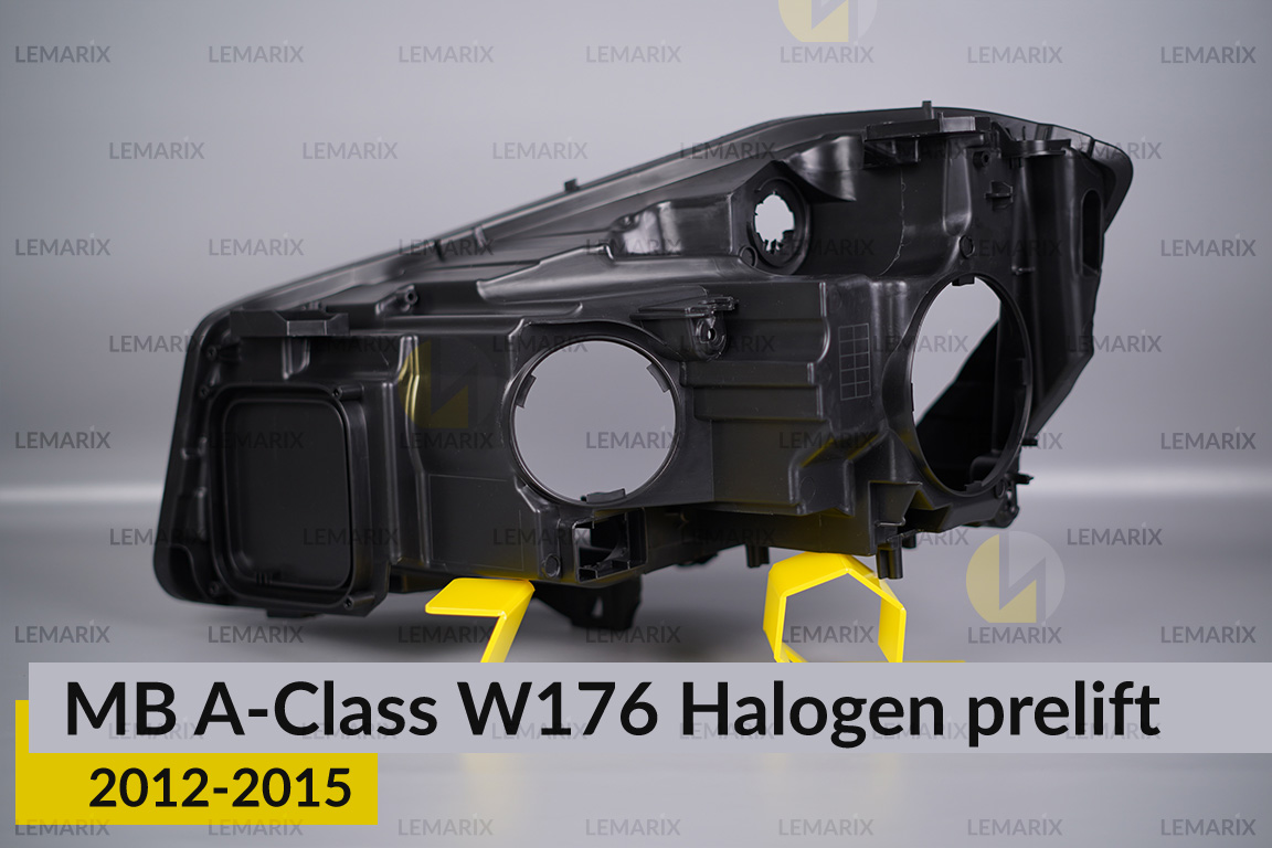 Корпус фари Mercedes-Benz A-Class W176 Halogen (2012-2015) дорест правий