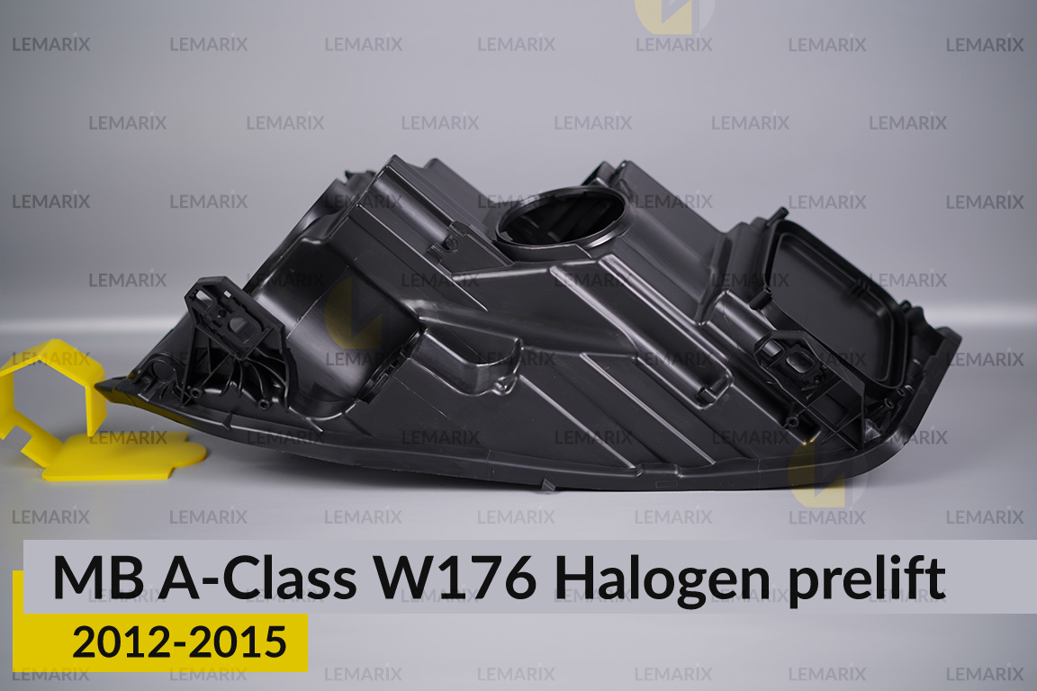 Корпус фари Mercedes-Benz A-Class W176 Halogen (2012-2015) дорест правий
