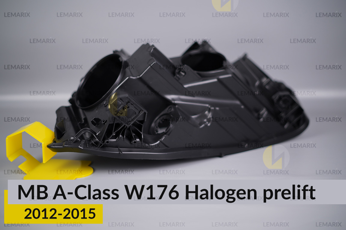 Корпус фари Mercedes-Benz A-Class W176 Halogen (2012-2015) дорест правий