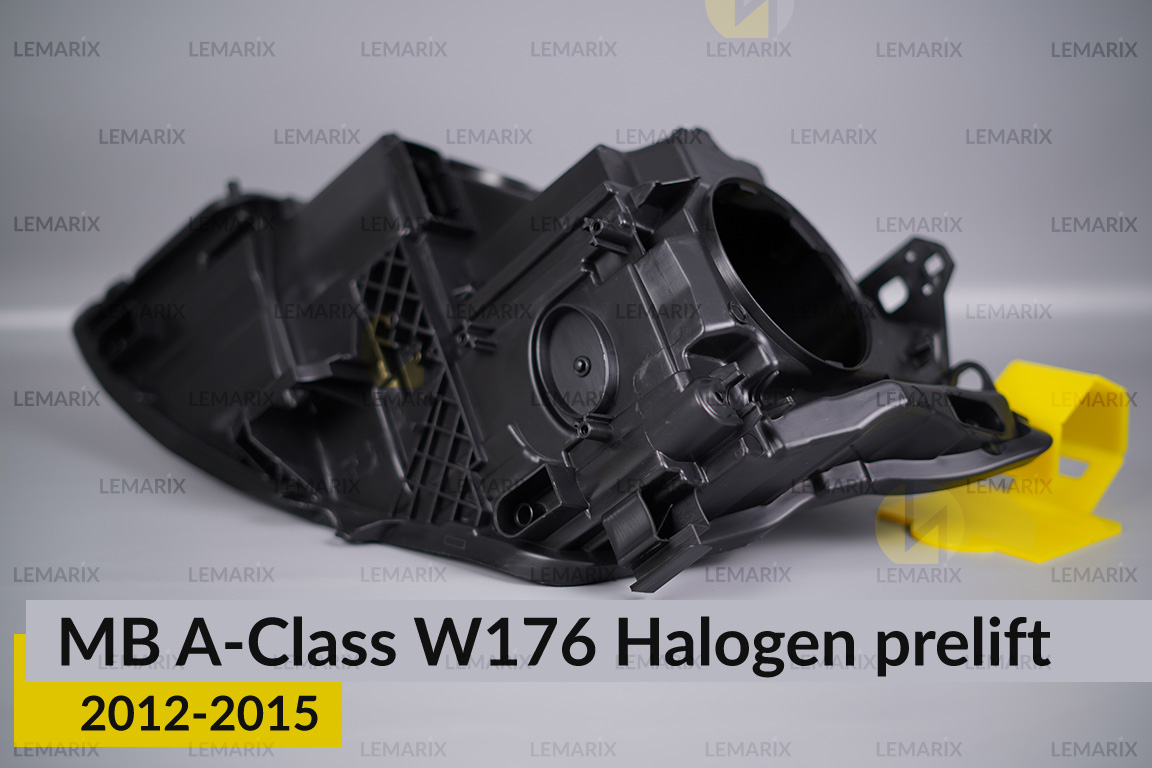 Корпус фари Mercedes-Benz A-Class W176 Halogen (2012-2015) дорест правий