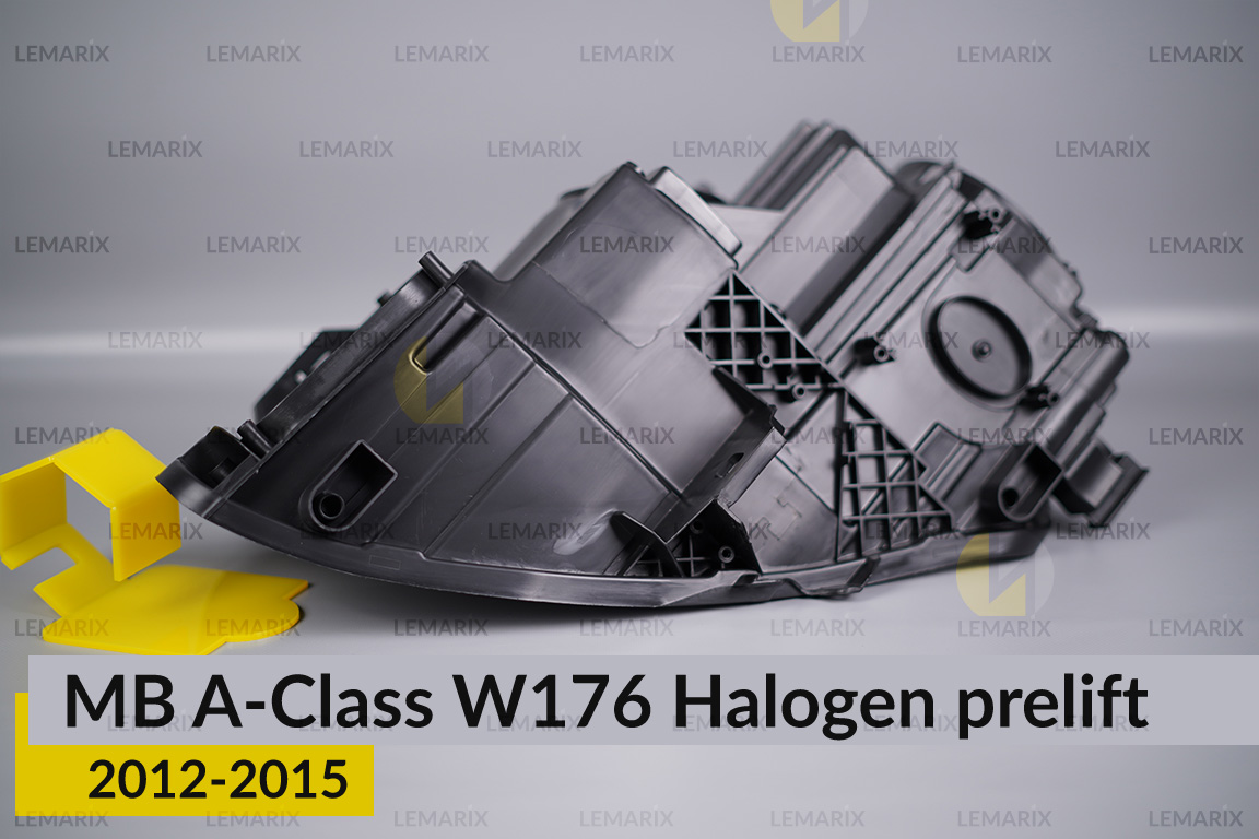 Корпус фари Mercedes-Benz A-Class W176 Halogen (2012-2015) дорест правий
