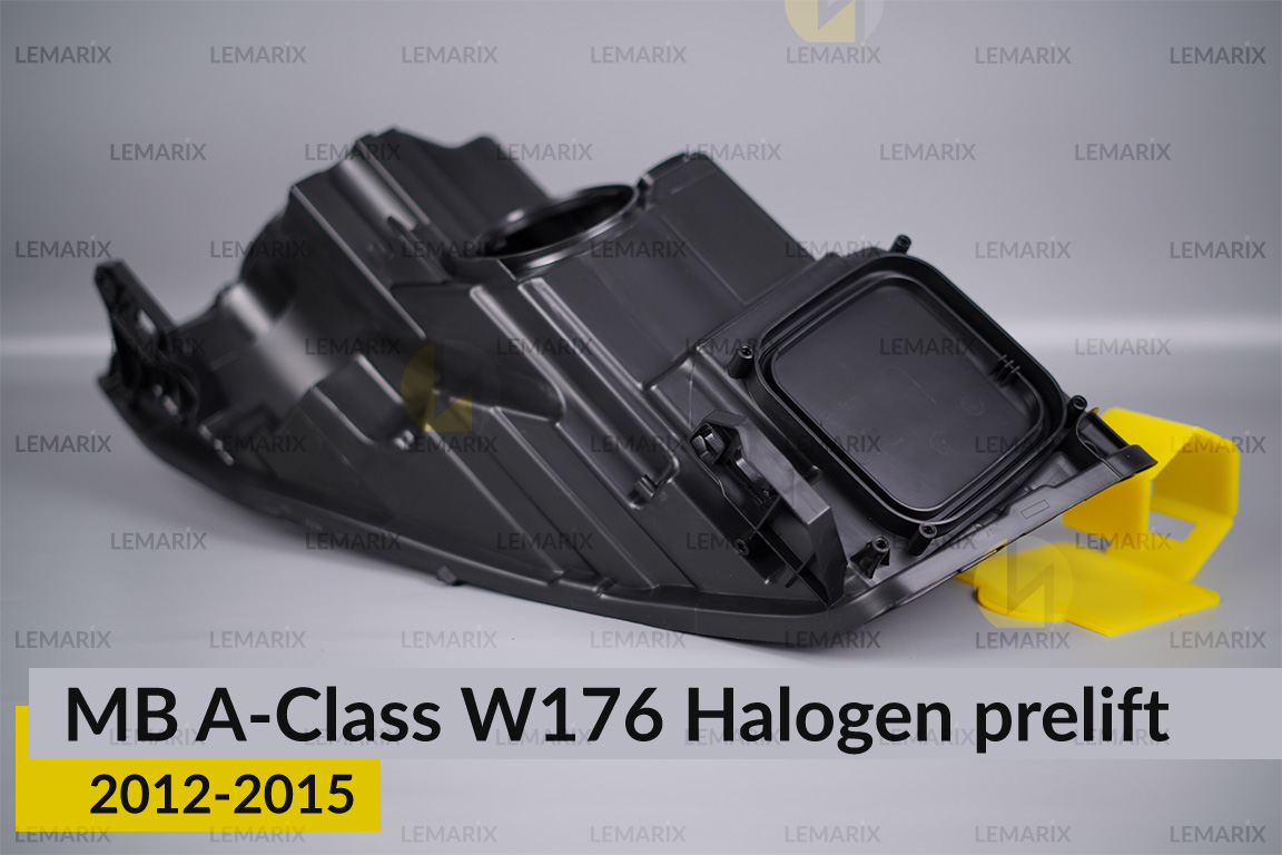 Корпус фари Mercedes-Benz A-Class W176 Halogen (2012-2015) дорест правий