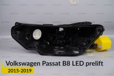 Корпус фары VW Volkswagen Passat B8 LED (2015-2019) дорест левый