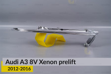 Хромована декоративна маска верхня Audi A3 8V Xenon (2012-2016) дорест права