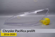 Скло фари Chrysler Pacifica (2016-2020) дорест ліве