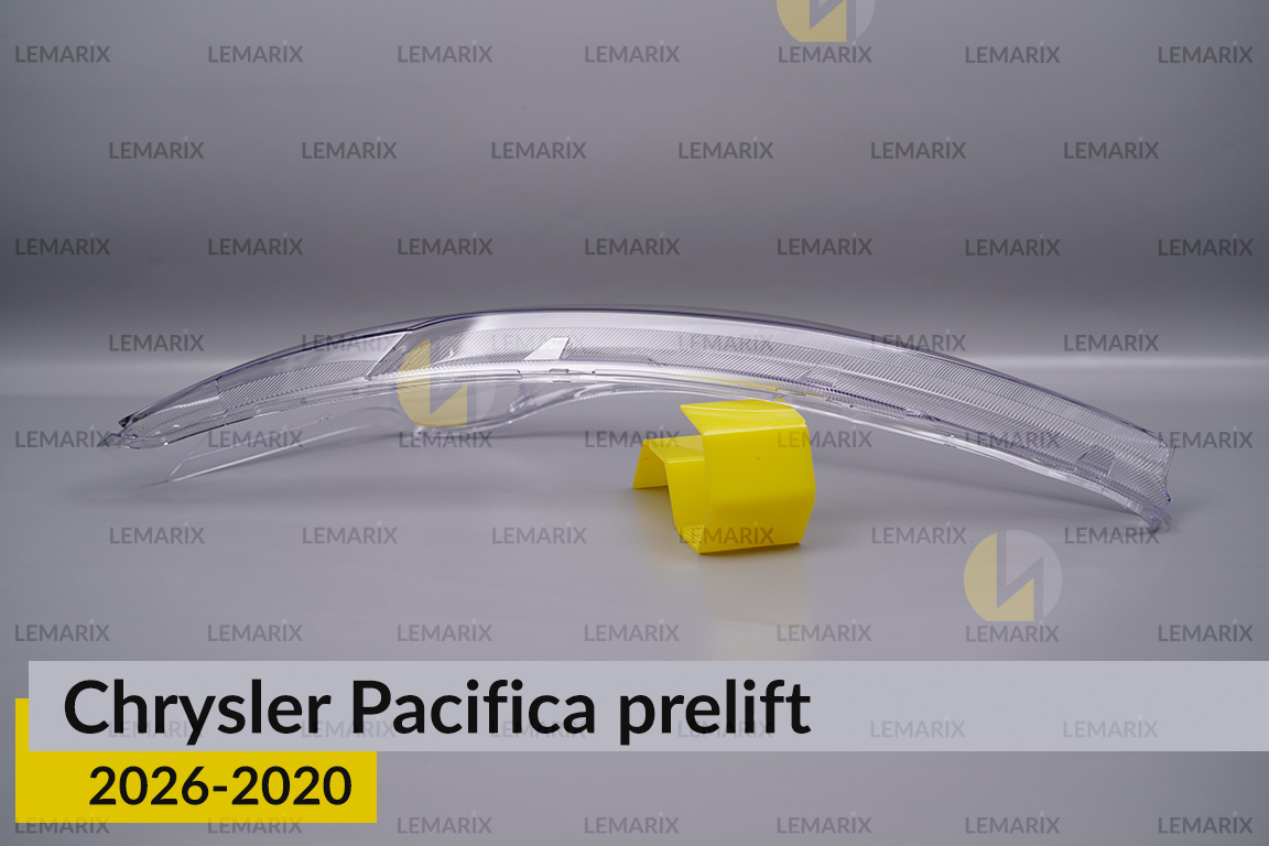 Скло фари Chrysler Pacifica (2016-2020) дорест ліве