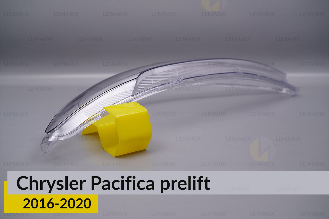 Скло фари Chrysler Pacifica (2016-2020) дорест ліве
