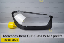 Скло фари Mercedes-Benz GLE-Class W167 (2018-2024) дорест праве