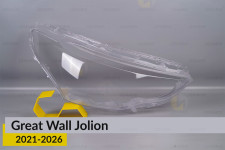 Стекло фары Great Wall Jolion (2021-2026) правое