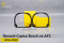 Перехідна рамка для Renault Captur Bosch no AFS (2016-2020) рест