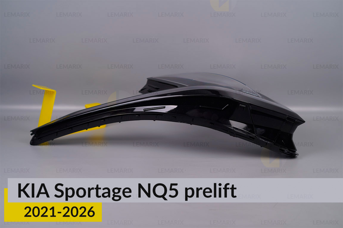 Скло фари KIA Sportage NQ5 (2021-2026) дорест ліве