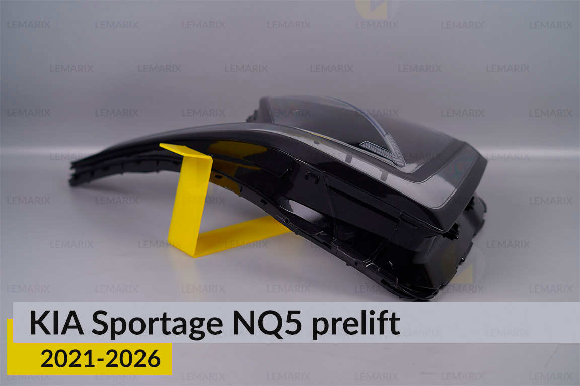 Скло фари KIA Sportage NQ5 (2021-2026) дорест ліве