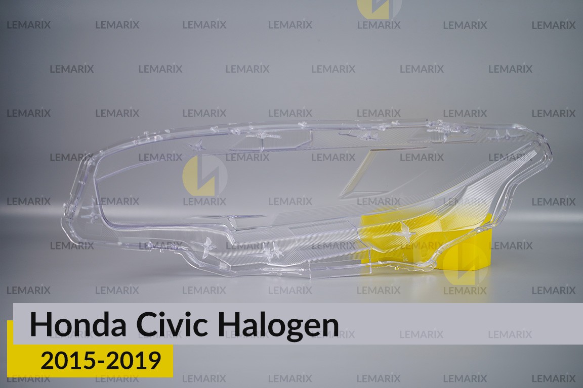 Скло фари Honda Civic Halogen (2015-2019) праве