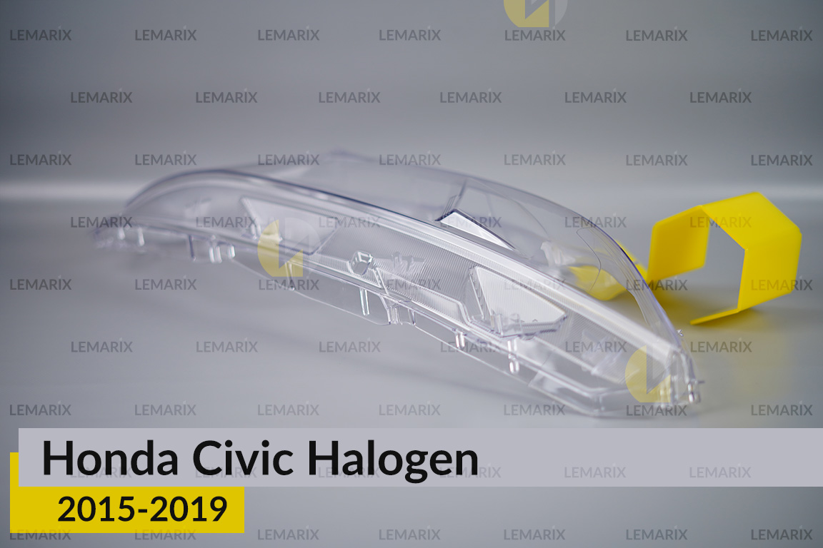 Скло фари Honda Civic Halogen (2015-2019) праве