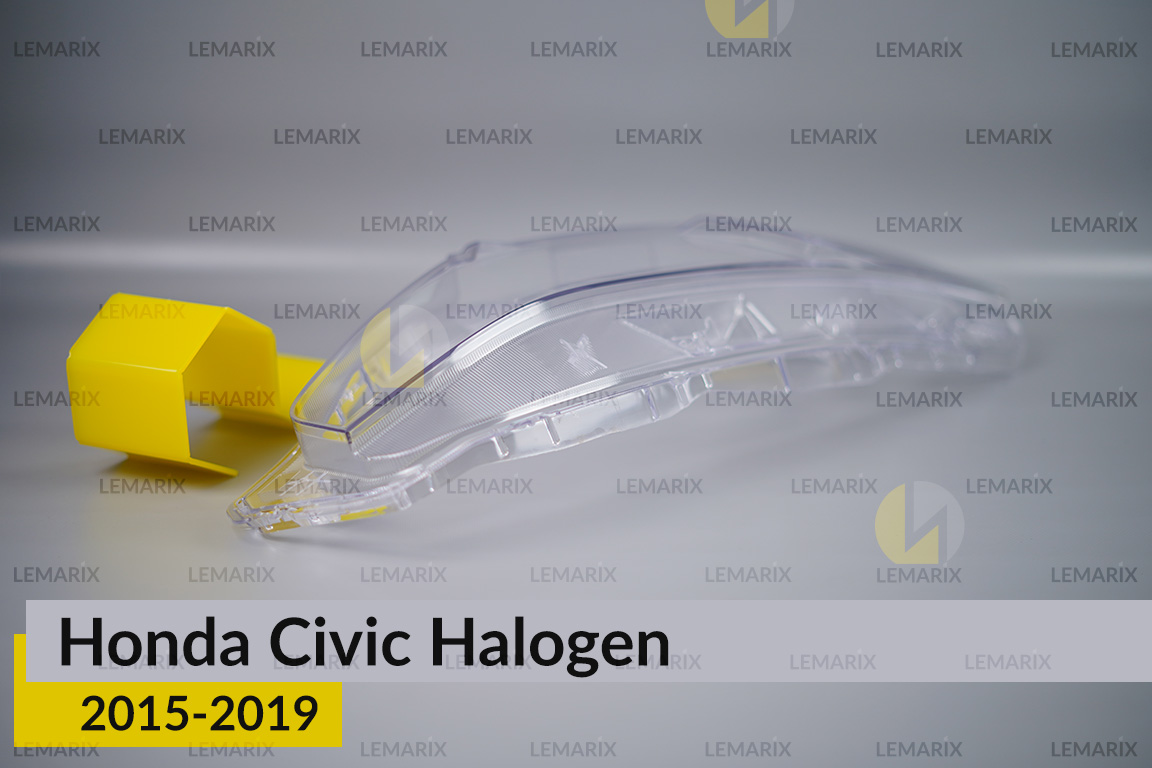 Скло фари Honda Civic Halogen (2015-2019) праве