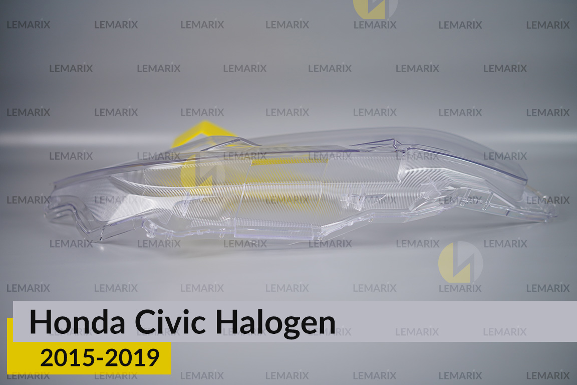 Скло фари Honda Civic Halogen (2015-2019) праве