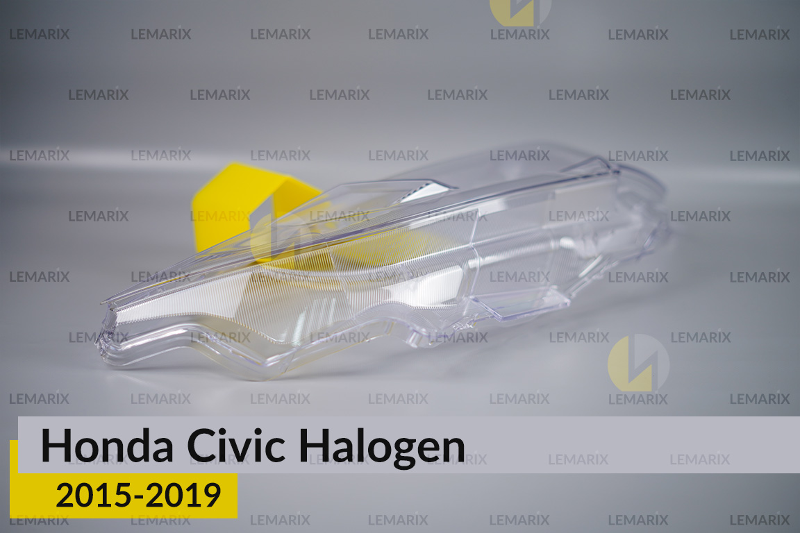 Скло фари Honda Civic Halogen (2015-2019) праве