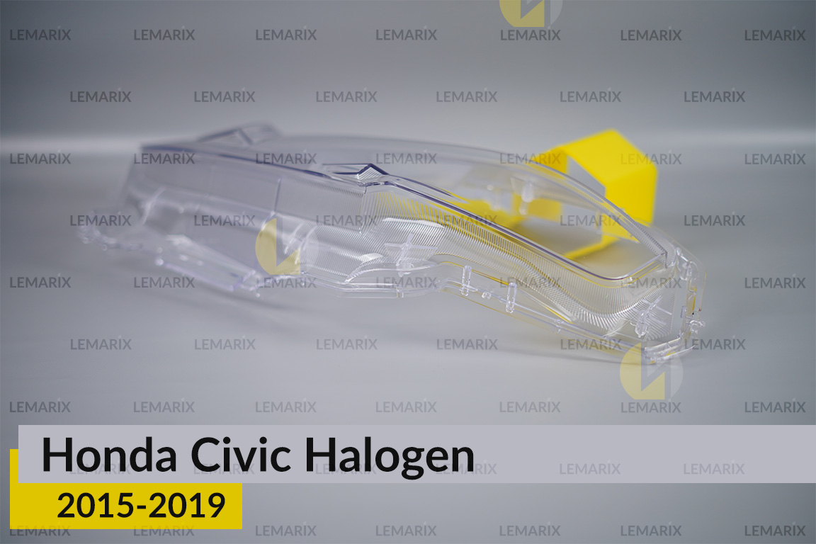 Скло фари Honda Civic Halogen (2015-2019) праве