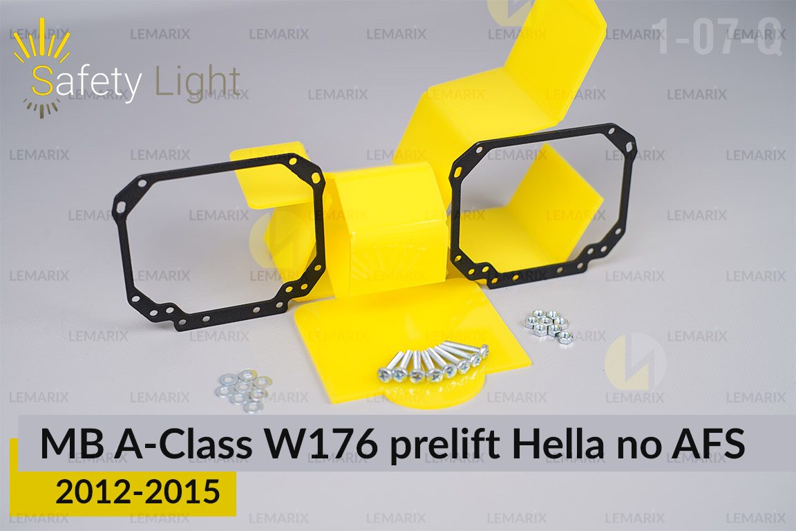 Перехідна рамка для Mercedes-Benz A-Class W176 Hella no AFS (2012-2015) дорест